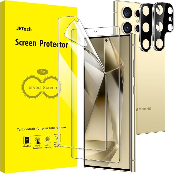 JETech Screen Protector for Samsung Galaxy S24 Ultra 5G 6.8-Inch