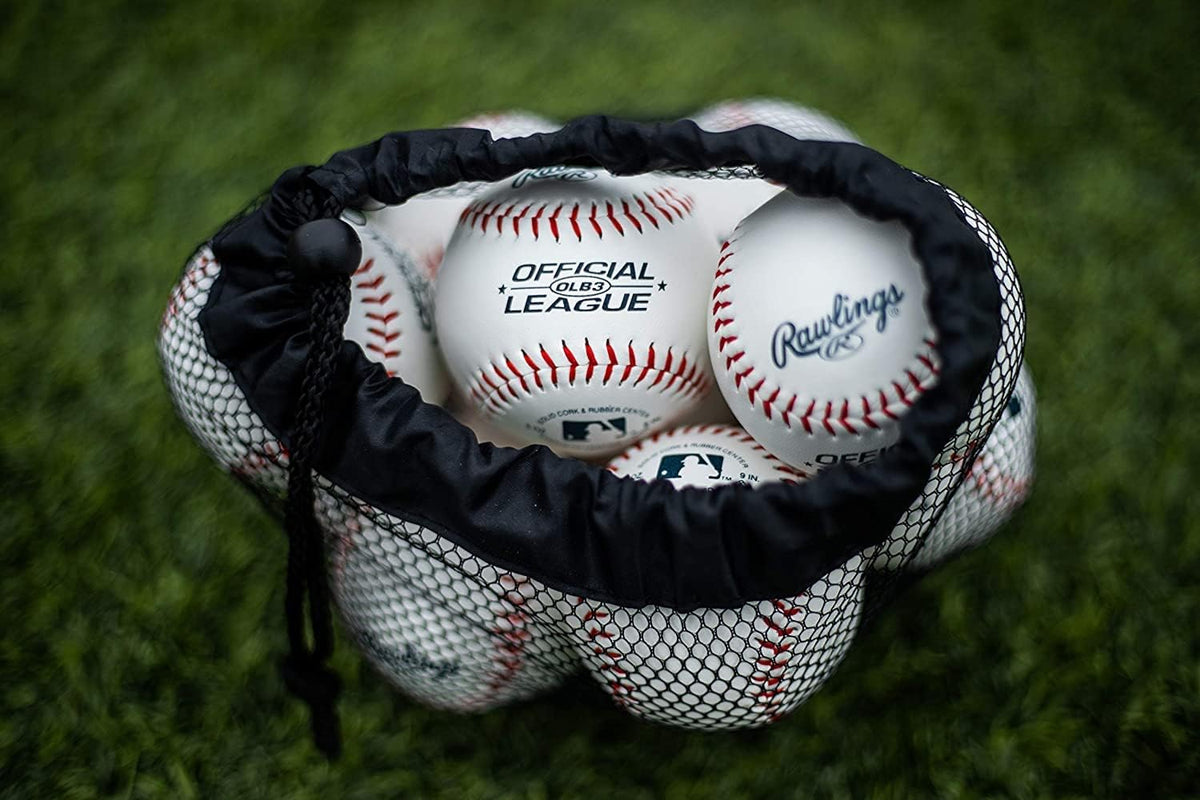 Rawlings Official League Practice Baseballs - Youth Size, 12 Count Bag for Recreational Use