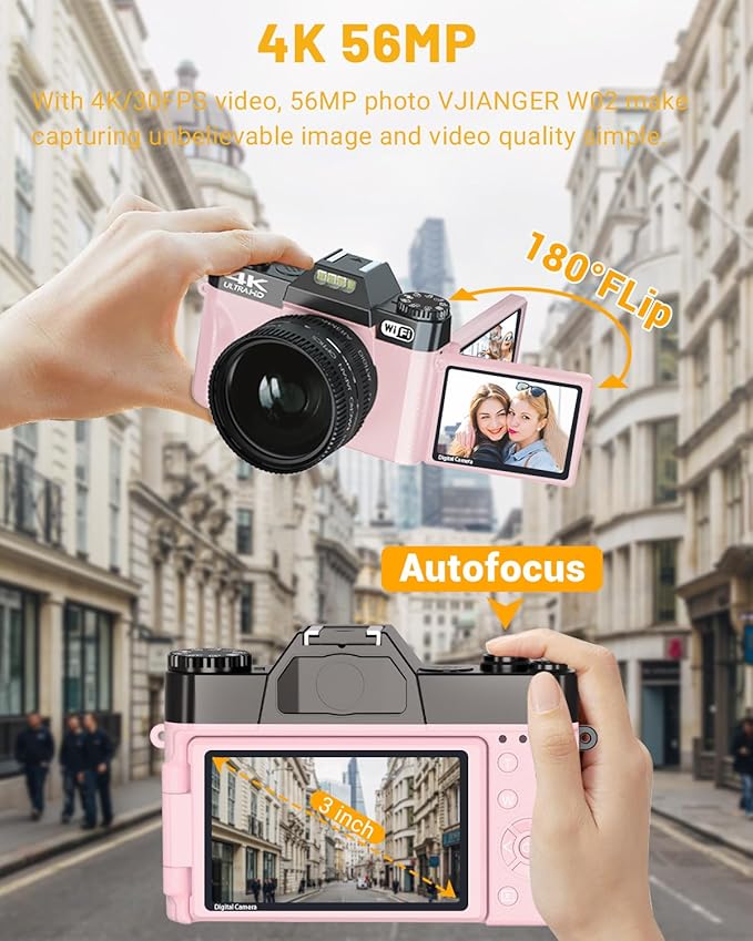 2026 Upgrade VJIANGER Digital Camera