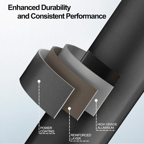 Baseball Training Bat - Ultra Lightweight Aluminum Bat for Softball Practice - Durable 28-Inch Black Design