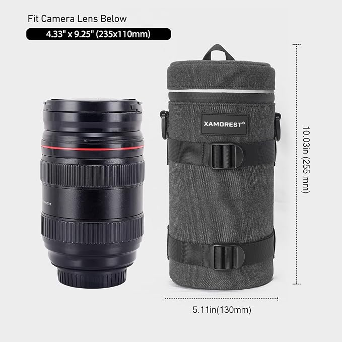 Camera Lens Case Lens Bag Compatible)