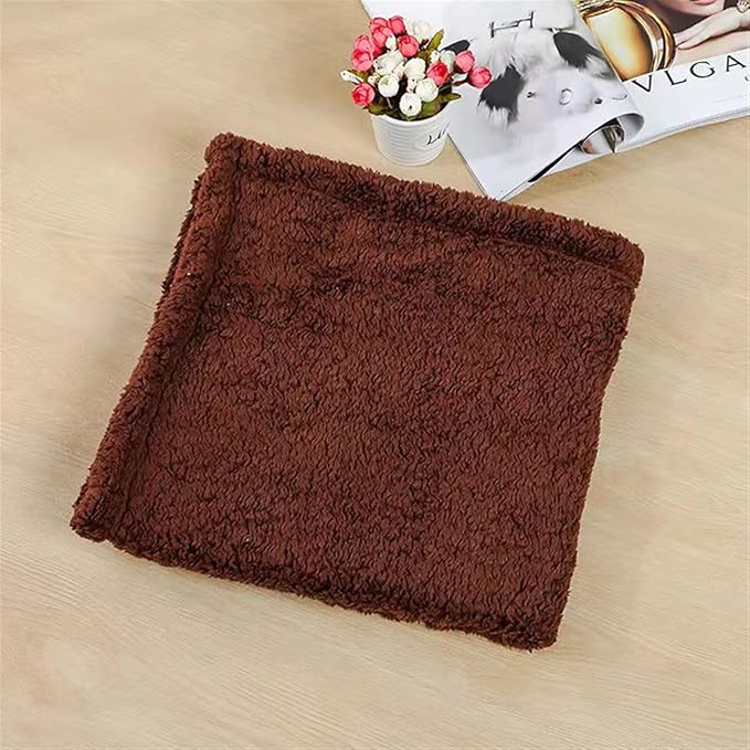 Pet Blankets for Couch Sofa Bed Dog Blankets Reversible Cat Blanket Soft Furniture Protector Cover for Small Medium Large Dogs Cats, Brown, 65 x 83 inches