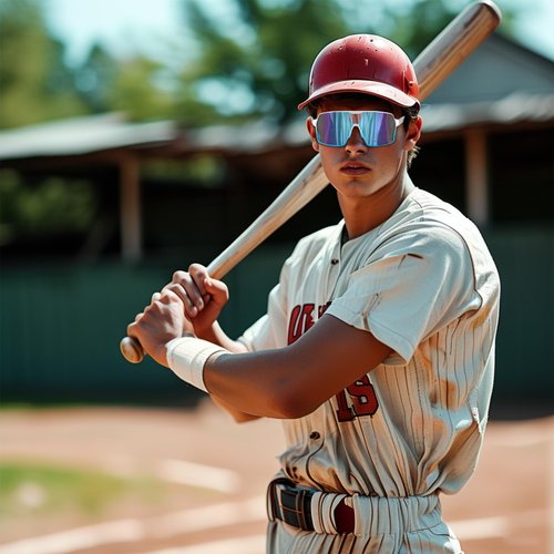 Karsaer Oversized Sports Sunglasses for Men Women, Large Frame UV Protection Eyewear, Ideal for Baseball Running Cycling Golf