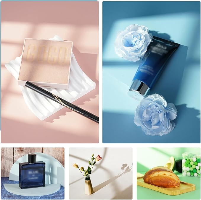 Meking 12Pcs 22Patterns Small Product Photography Backdrops Kit Photo