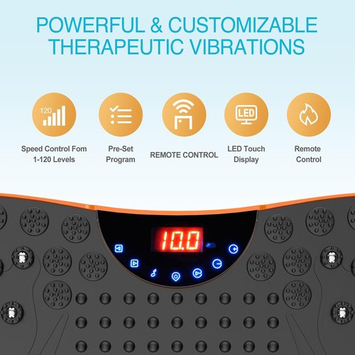 AXV Vibration Plate - Full Body Fitness Machine for Weight Loss | Lymphatic Drainage & Shaking Workout