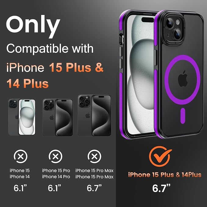 toushion 3 in 1 for iPhone 15 Plus Case