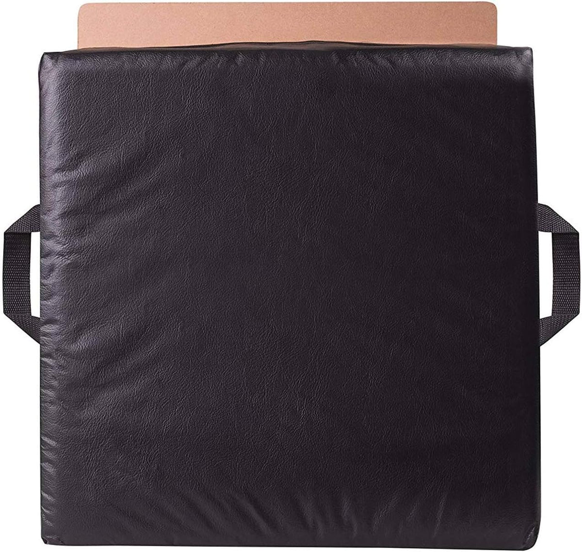 DMI Comfort Seat Cushion for Soft and Firm Support on Wheelchairs, Office Chairs, Dining Chairs and Stadium Seats, Standard Foam, 16 x 16 x 4, Black