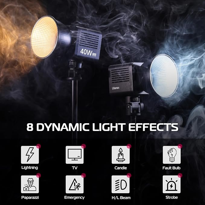 ULANZI 40W Pro Portable LED Video Light