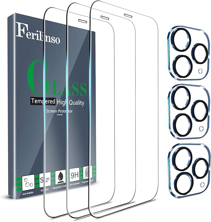 Ferilinso 3 Pack Screen Protector