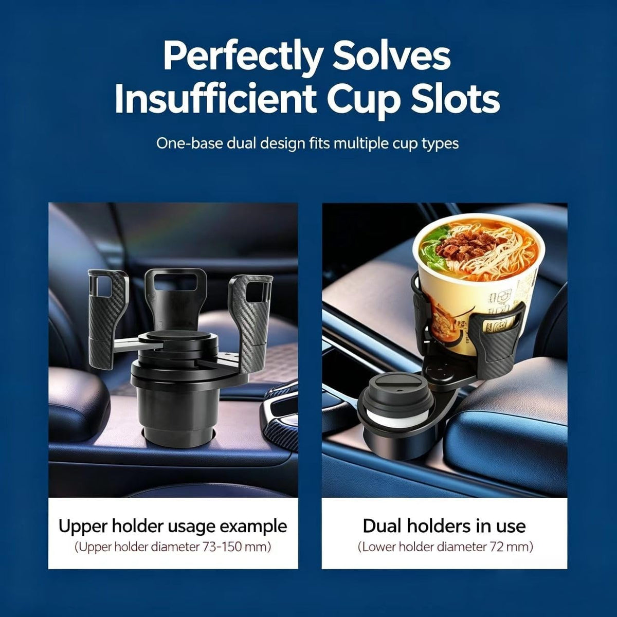 Car Cup Holder Expander for Mazda CX-50 2024 2025