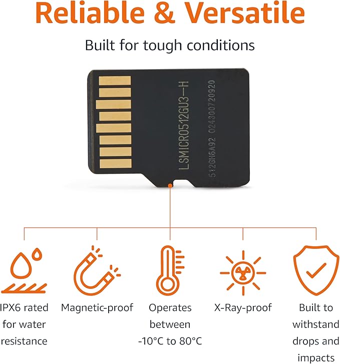 Amazon Basics 512GB microSDXC Card