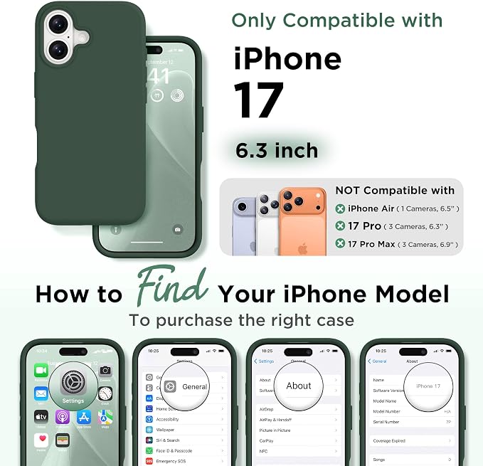 GolbinBox Magnetic for iPhone 17 Case, Compatible
