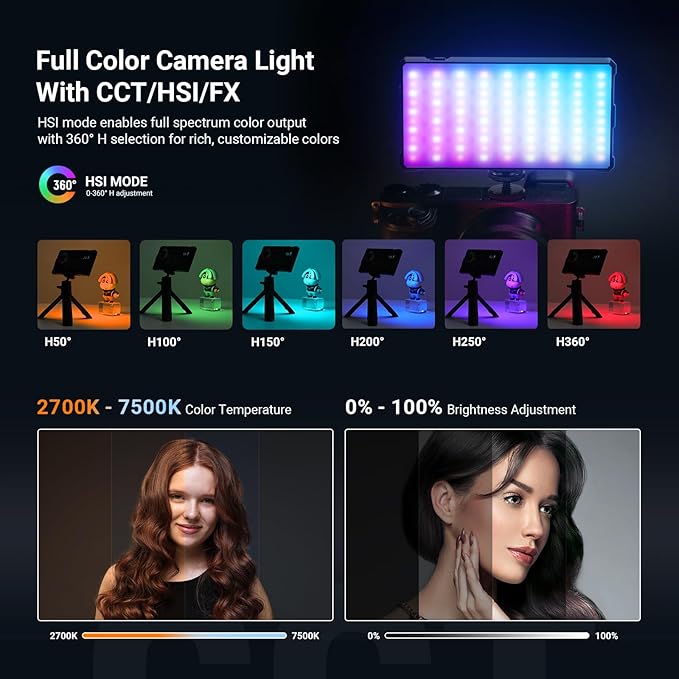 NEEWER Basics Full RGB Camera Video Light