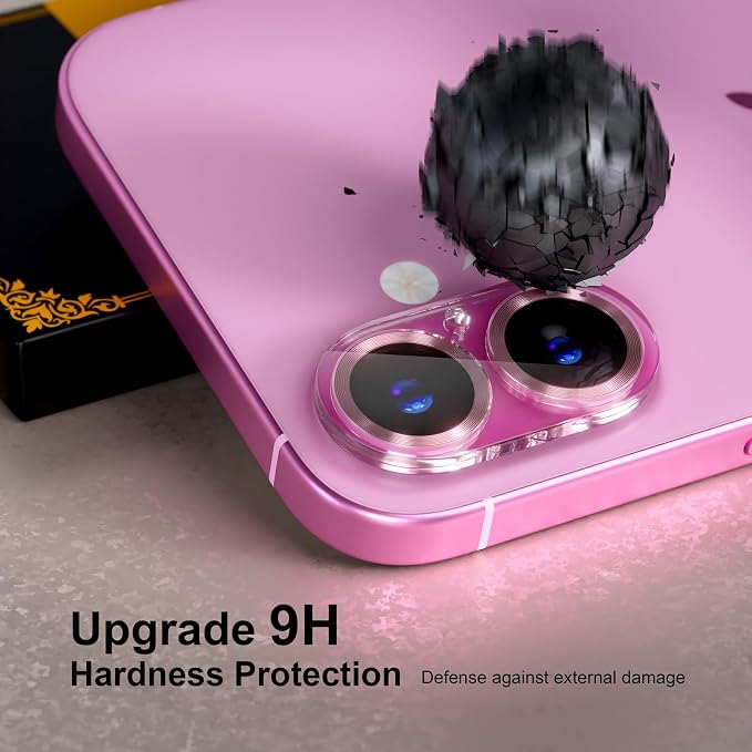 for 6 Pack iPhone 17 / iPhone 16 / iPhone 16 Plus Camera Lens Protector 9H