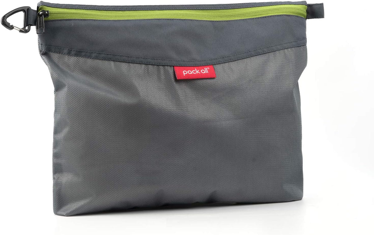 pack all Water-Resistant Zipper Pouch, Mesh Zipper Bag, 8.66"x5.91"