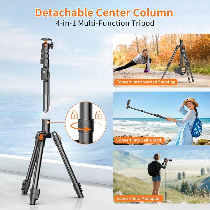 XXZU 75" Camera Tripod, Tripod For Camera Phone