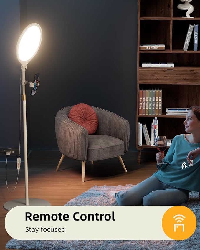 10.5" Ring Light with Stand and Phone Holder