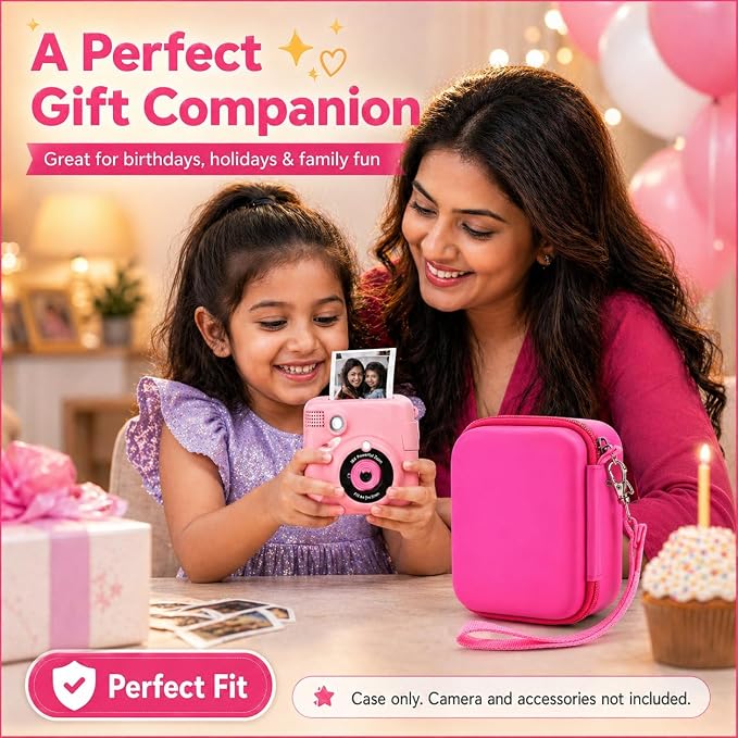 PAIYULE Kids Instant Print Camera Case Compatible