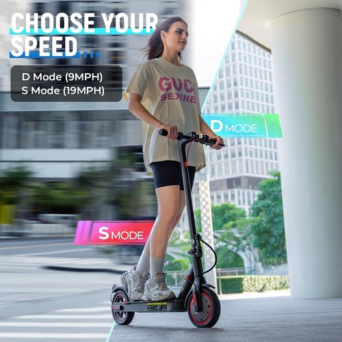 iScooter Electric Scooter - Long Range Commuting Escooter for Adults & Teens | 18 Miles, 22 MPH Top Speed