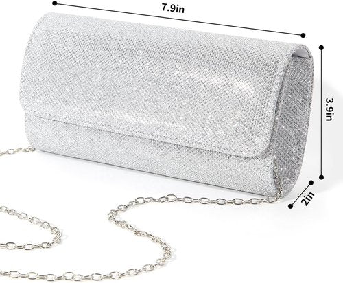 LovyoCoCo Evening Clutch Bag - Sparkling Handbag for Women | Perfect for Parties & Weddings