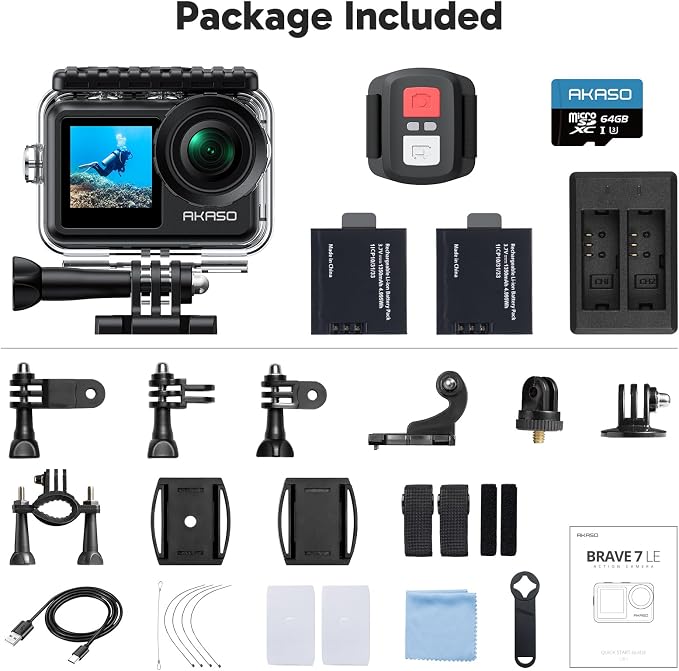 AKASO Brave 7 LE 4K30fps Action Camera