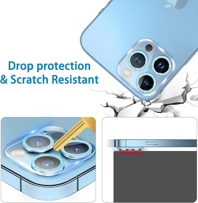 3 Pack Dengduoduo Tempered Glass Camera Lens Protector