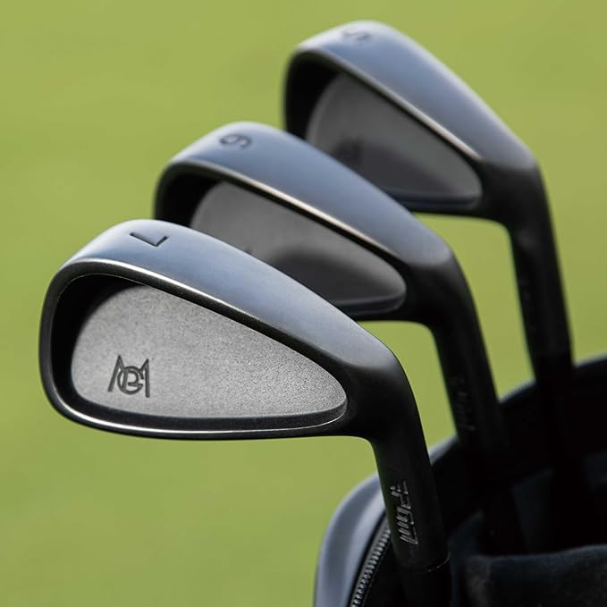PGM Golf Clubs Irons Set (5, 6, 7, 8, 9, PW,) with Graphite Shafts for Right-Handed Golfers, CNC-Milled deep Grooves and alow Center of Gravity