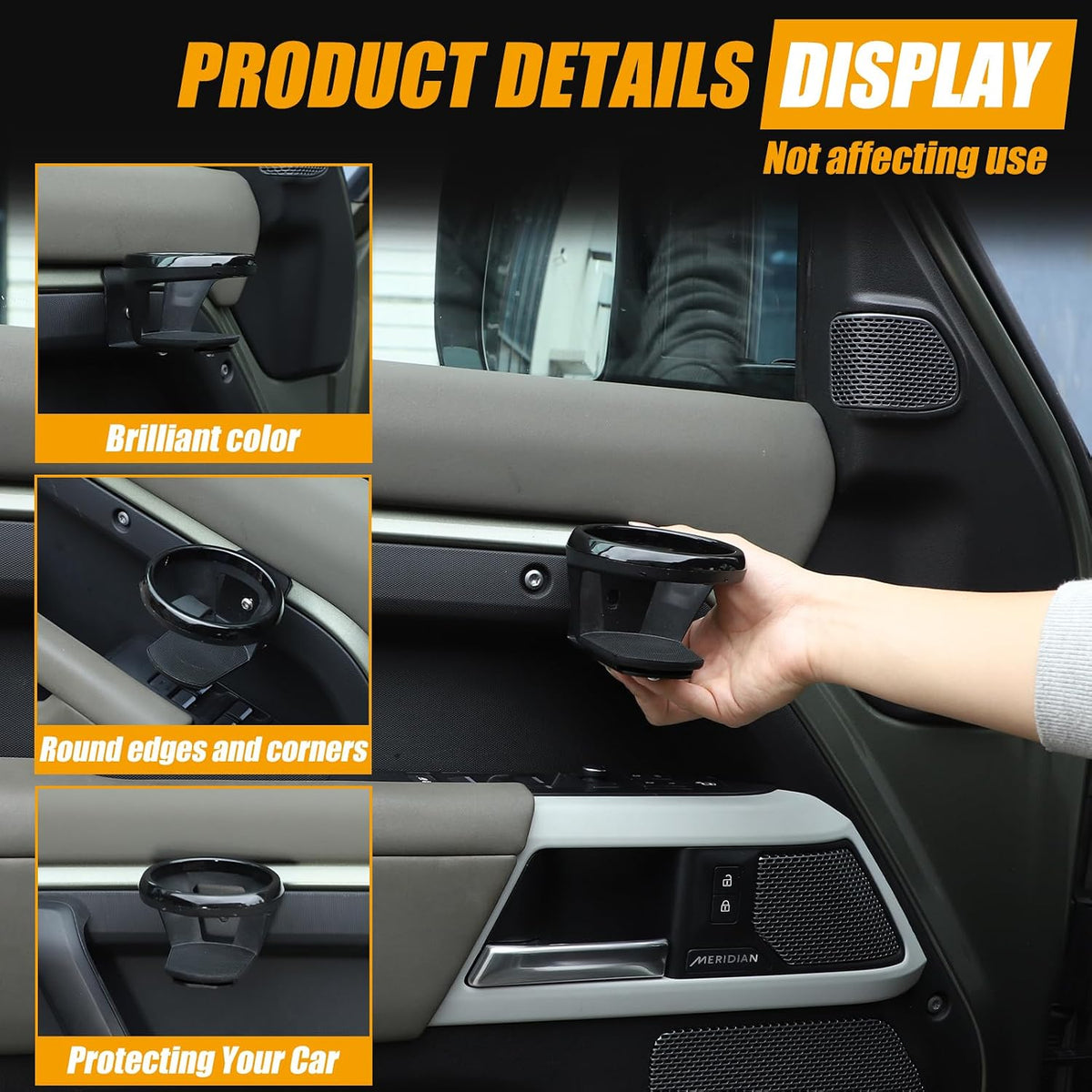 Cup Holder Compatible with Land Rover Defender 90 110 130 2020-2026