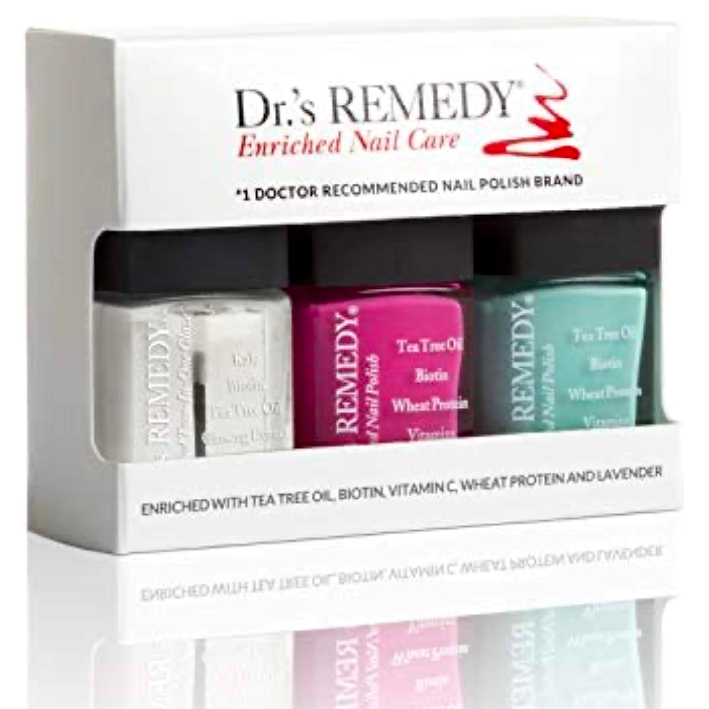 Drs Remedy 3 Pack Nail Polish Kit, Sensational Sunshine Trio, Non Toxic And Organic All Natural Enriched Nail Strengthener - Tot