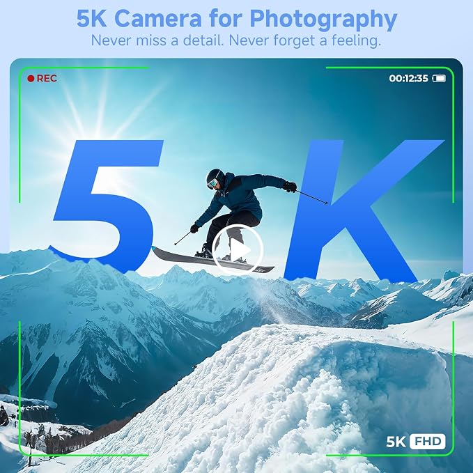 Digital Camera, UHD 75MP 5K Digital Cameras