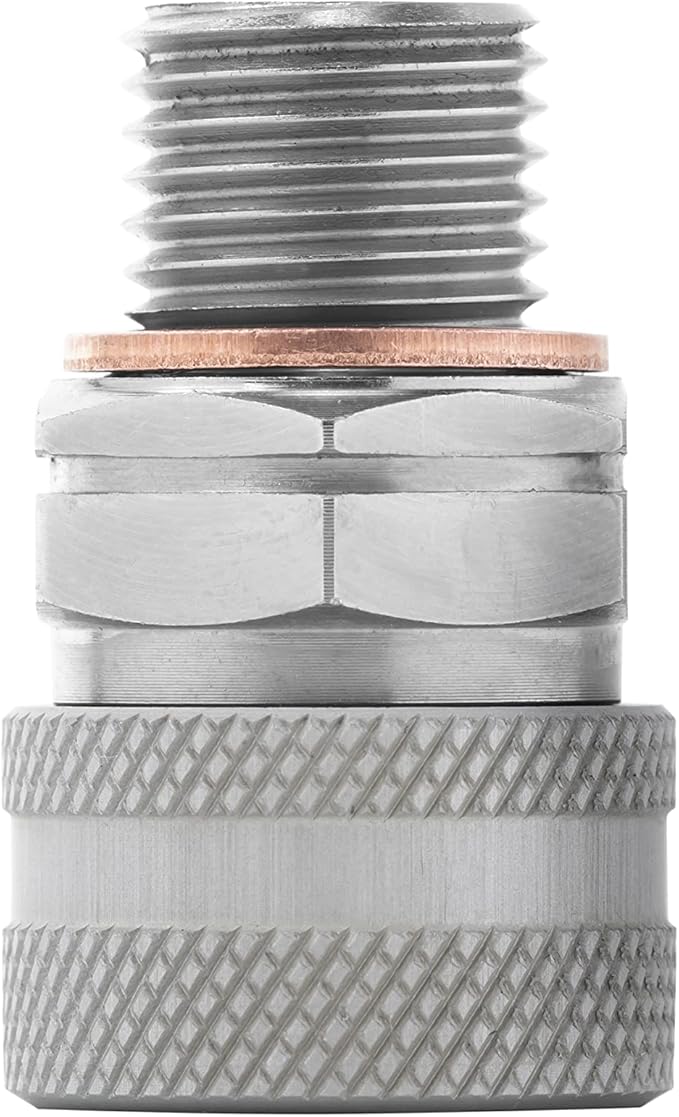 Stahlbus Oil Drain Valve Plug 1/2 in 20UNFx12mm Steel CLEAN, EASY, NO TOOL Oil Change Includes Drain Plug, Washer, Cap, Connector, Hose Compatible with: Many Older Chevy Dodge Ford GMC Jeep