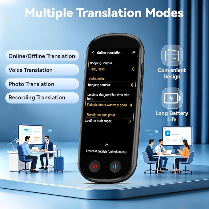 Language Translator Device, Upgraded AI Translator