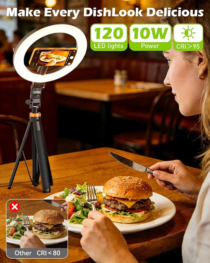 CloudValley 10" Magnetic Ring Light