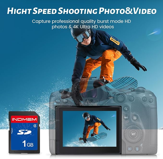 SD Card 1GB Class 4 Flash Memory Cards MLC Stanard Secure Digital Cards Camera