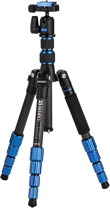 Benro Slim Travel FSL09CN00 Carbon Fiber Tripod Kit – Lightweight 5-Section