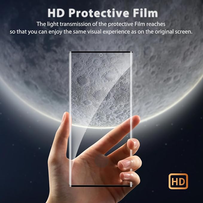 V-PORYADKU 3 Pack for Galaxy S22 Ultra Screen Protector, 9H Tempered Glass
