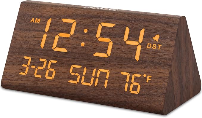 DreamSky Digital Alarm Clock for Bedrooms