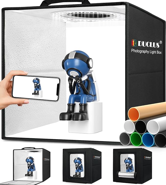DUCLUS Light Box Photography, Portable Lightbox