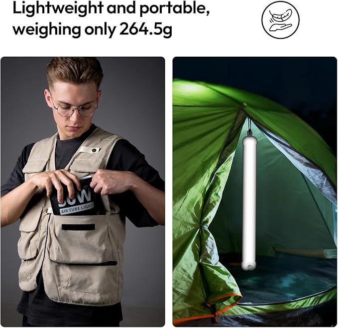 Ulanzi UA50 50W Inflatable LED Air Pillar Light 2700K-6500K Bi-Color Video