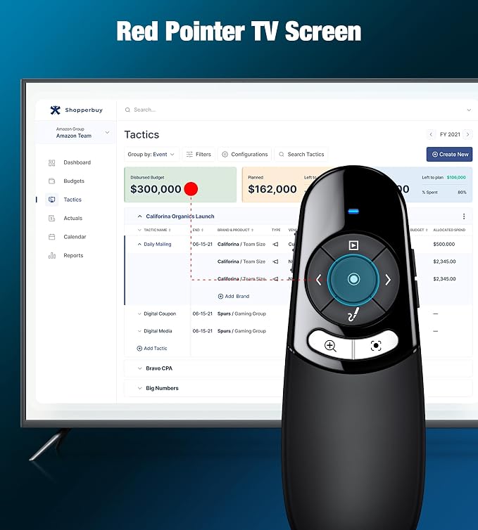 Presentation Clicker for TV LED LCD Screen Digital Presentation Clicker w