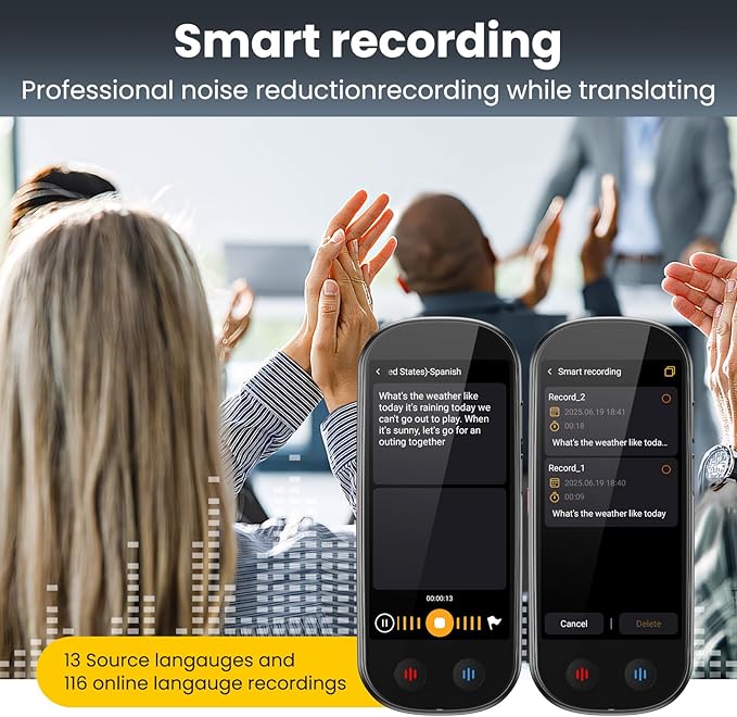 Language Translator Device No WiFi Needed, AI Translator