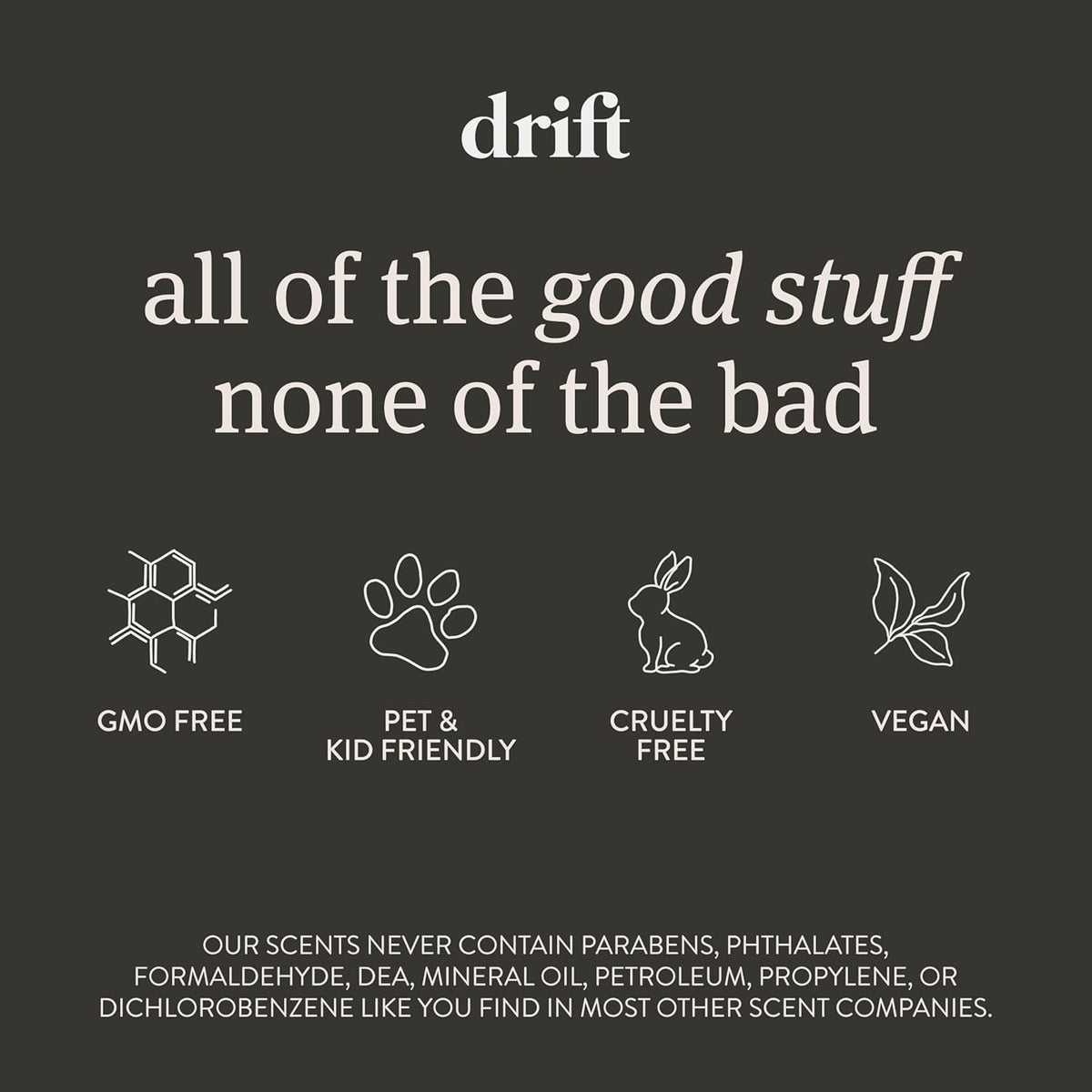 Drift Car Air Freshener - The Original Wood Air Freshener - Car Odor Eliminator - Long Lasting Scent - Auto Accessories - Metal Clip - Essential Oils - Clean Ingredients - Open Air Scent Starter Kit
