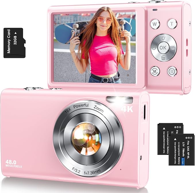 Digital Camera, Autofocus 4K Vlogging Camera