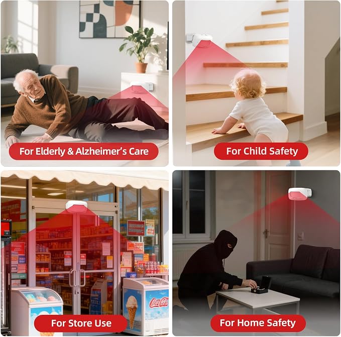 CallToU Bed Alarm for Elderly Adults Sensor Alarm and Fall Prevention for
