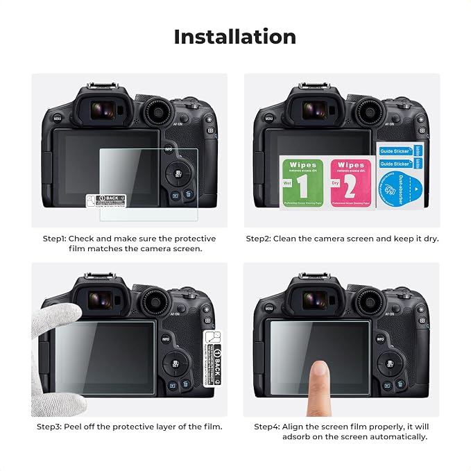 K&F CONCEPT 3pcs Screen Protector Compatible