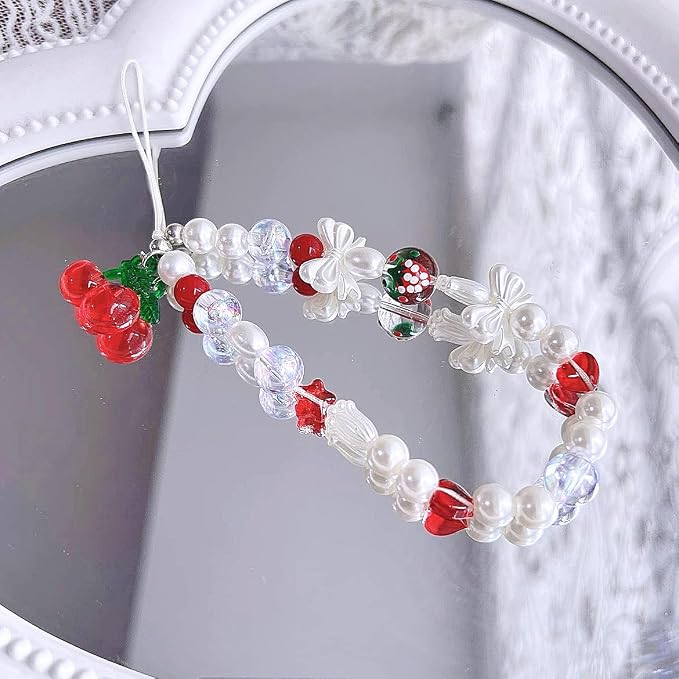 Beaded Camera Wrist Strap Cute Digital Camera Charm Lanyard, Phone Wristlet