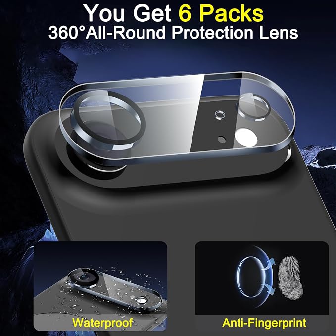 Ferilinso 6 Pack Camera Lens Protector