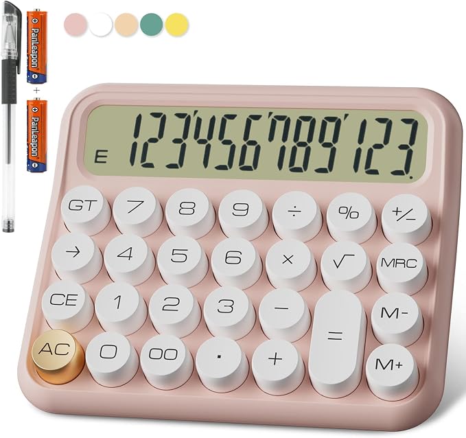DECKLIT Battery Desk Calculator