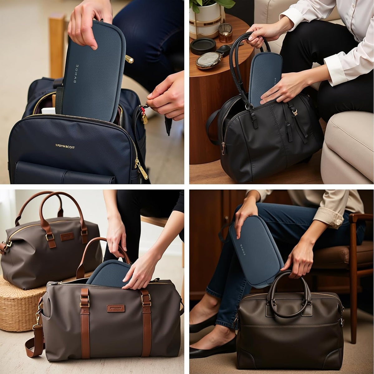 BANGE Cable Organizer Travel Case, Tech Pouch for Traveling Accessories, Carry Storage for Cords, Charger, Adapter, Cables, Power Bank
