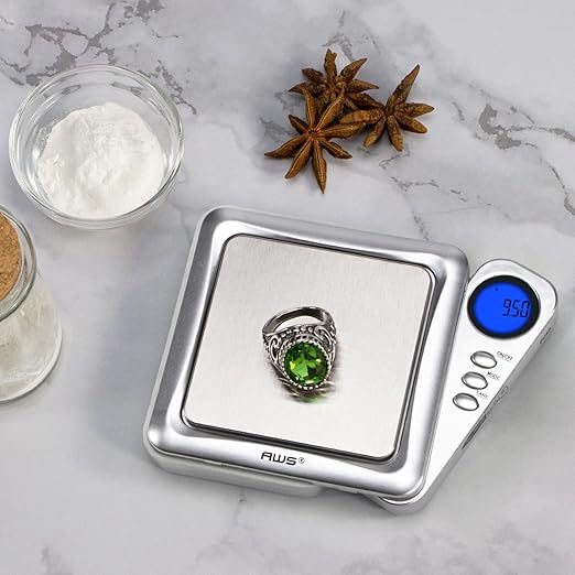 American Weigh Scales 200g x 0.01g Digital Pocket Gram Scale-Blade Series | Precision Mini Scale 0.01g Accuracy, Pocket Scale for Kitchen, Gold, Gems & Coin Scale, Smart Digital & Compact Scale